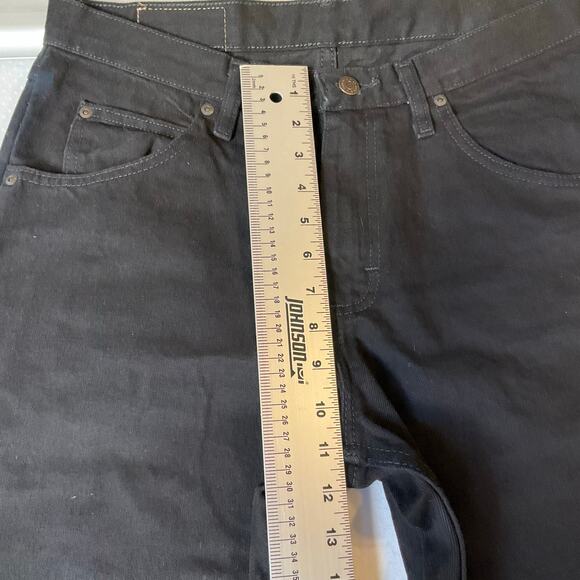 Wrangler Men Jeans size 32 x 30 Black Mid Rise Straight Fit - Picture 6 of 11